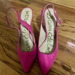 Sam Edelman Pink Slingbacks Sz 7